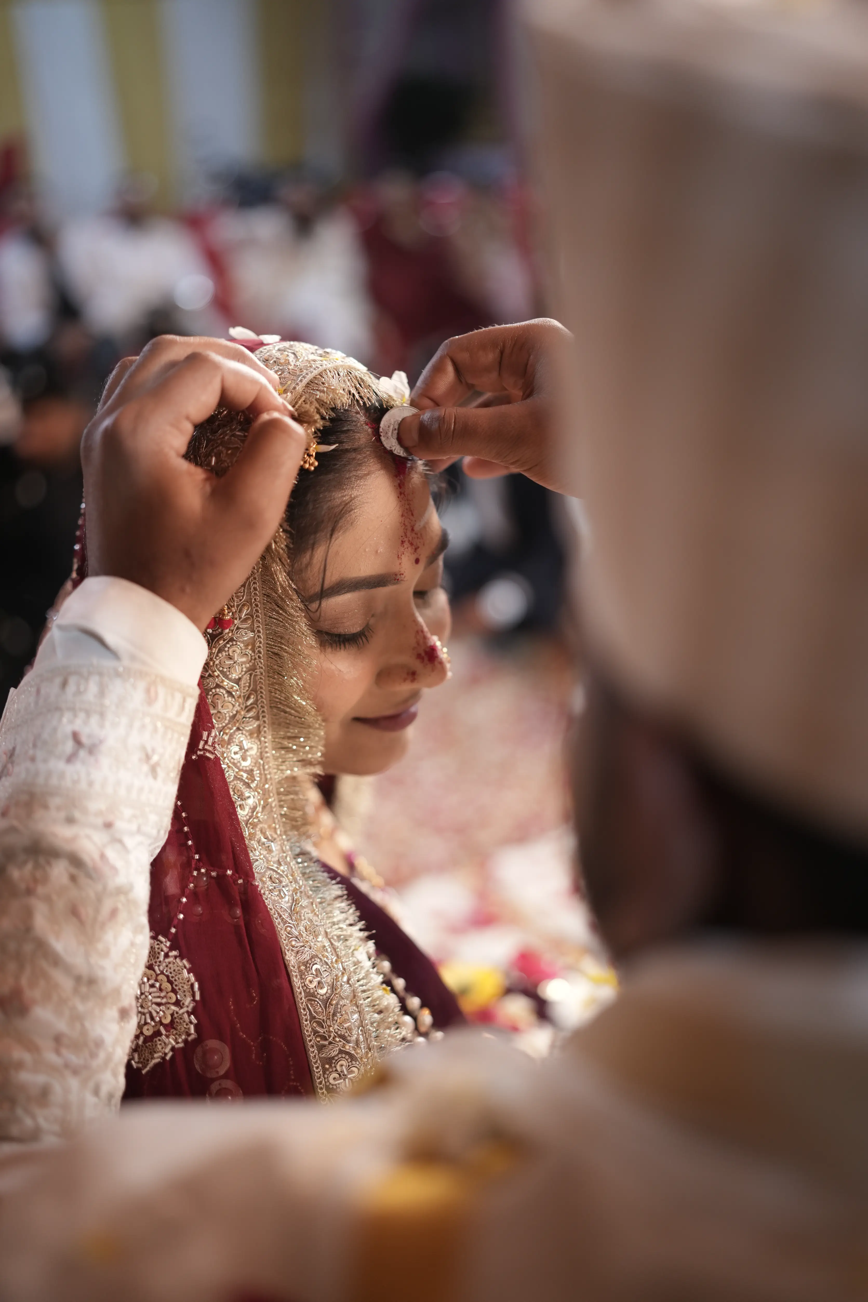 Satish and Ankita candid couple portrait